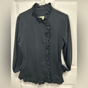 Matilda Jane Black Ruffle Blouse